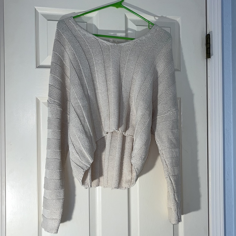 Pacsun L.A. Hearts Cream Sweater